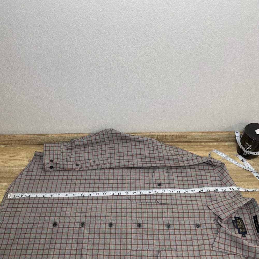 Pendleton Sir Pendleton Wool Windowpane Plaid But… - image 7